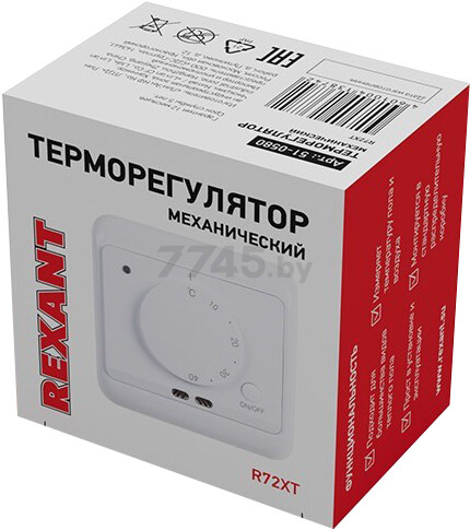 Терморегулятор REXANT R72XT белый (51-0580) - Фото 3
